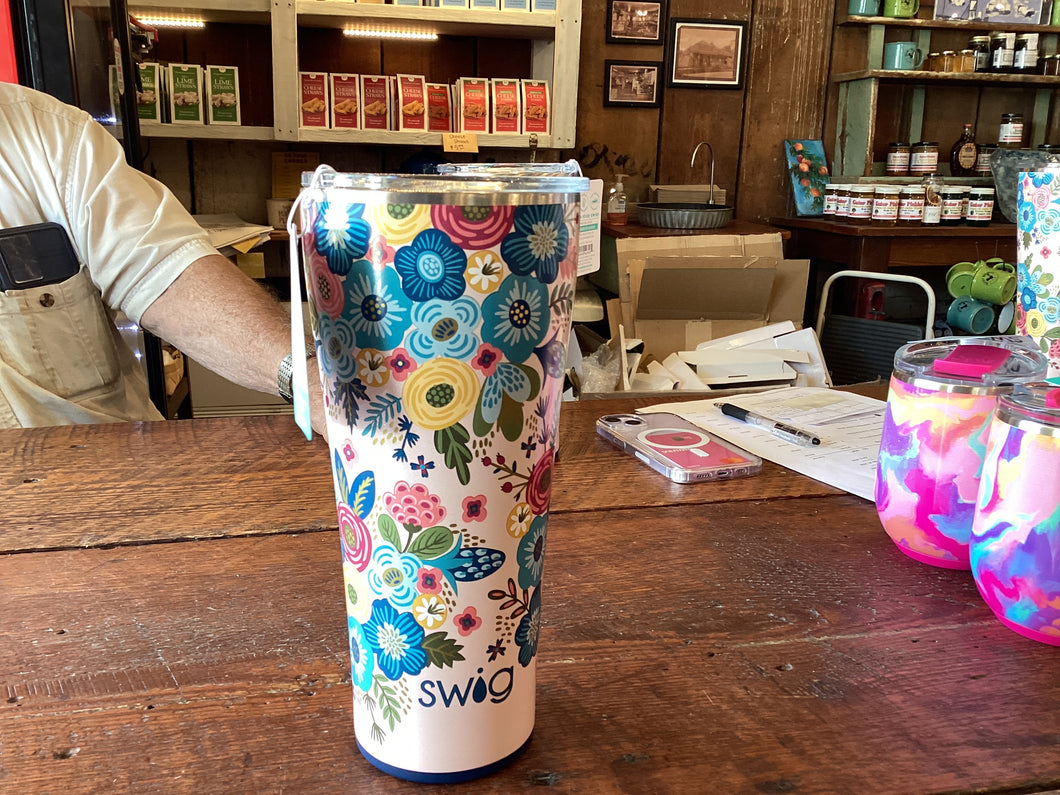 Dm floral tumbler