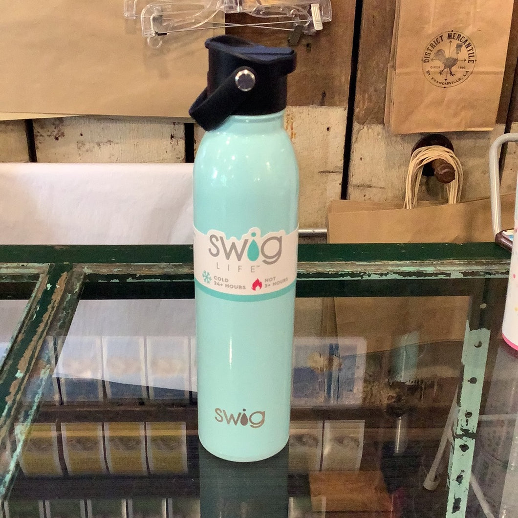 Dm swig water bottle (blue) – District Mercantile