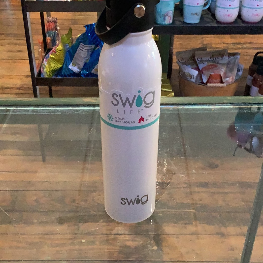 Dm swig water bottle (white)